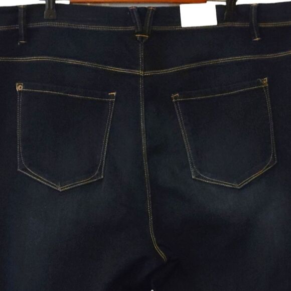 Curve Appeal Blue Minimalist Jeggings Size 24W - Picture 3 of 8